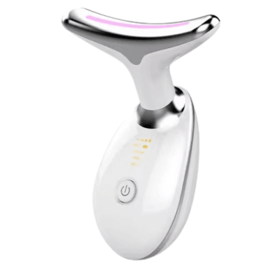 Massageador Rejuvenescedor com LED para Rosto e Pescoço