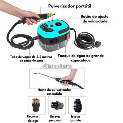 Limpador Portátil a vapor de Alta Pressão