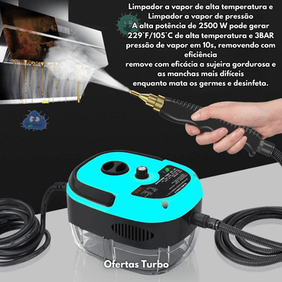 Limpador Portátil a vapor de Alta Pressão