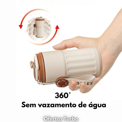 Garrafa térmica inteligente TermCoffe com visor LED 