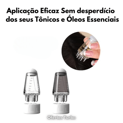 Massageador Capilar e Aplicador de Óleos Essenciais